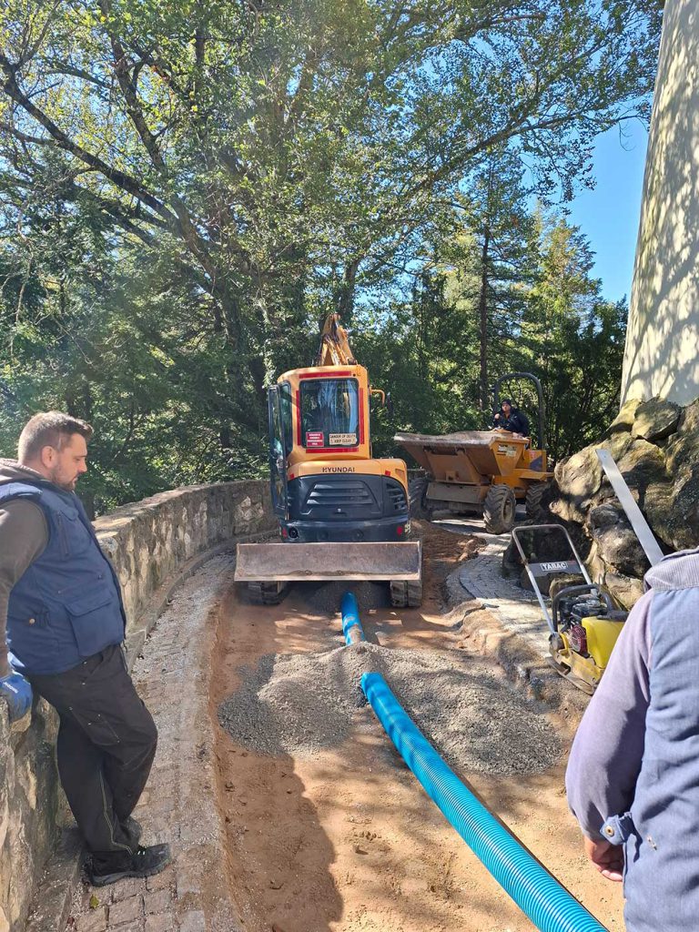 Stručni nadzor sanacije staze u perivoju dvorca Trakošćan