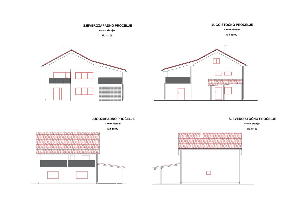 Rekonstrukcija stambene zgrade – Obiteljska kuća i dogradnja pomoćne zgrade