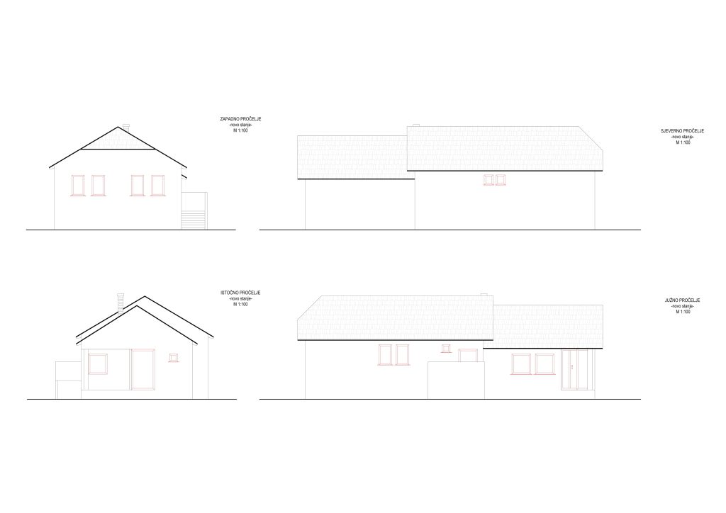 Rekonstrukcija – dogradnja poluugrađene stambene zgrade – Obiteljska kuća