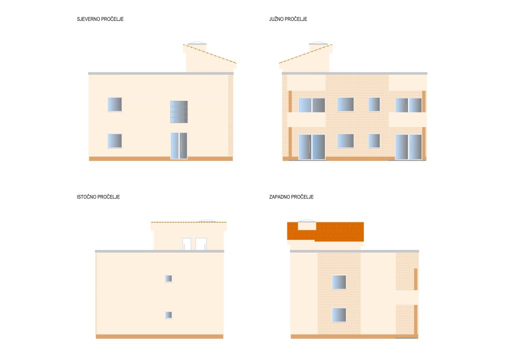 Izgradnja slobodnostojeće stambene zgrade s tri stambene jedinice