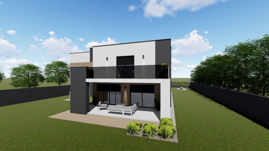 Rekonstrukcija – dogradnja, nadogradnja i prenamjena poslovne građevine u stambenu građevinu – Obiteljska kuća