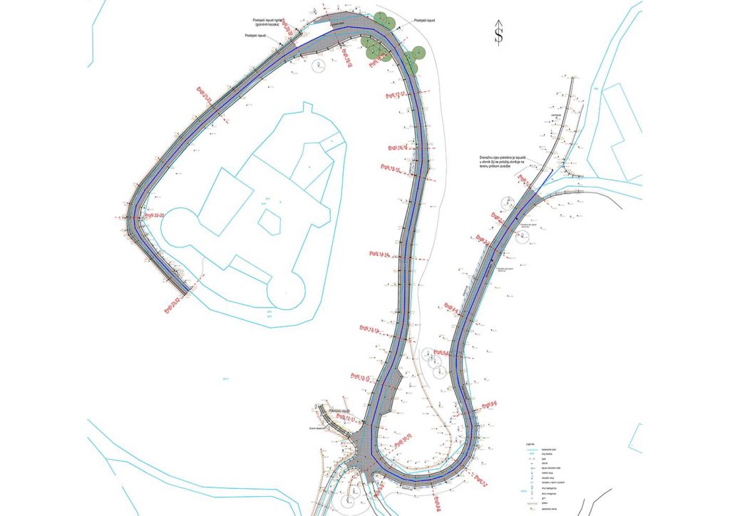 Projekt uređenja staze u perivoju dvorca Trakošćan