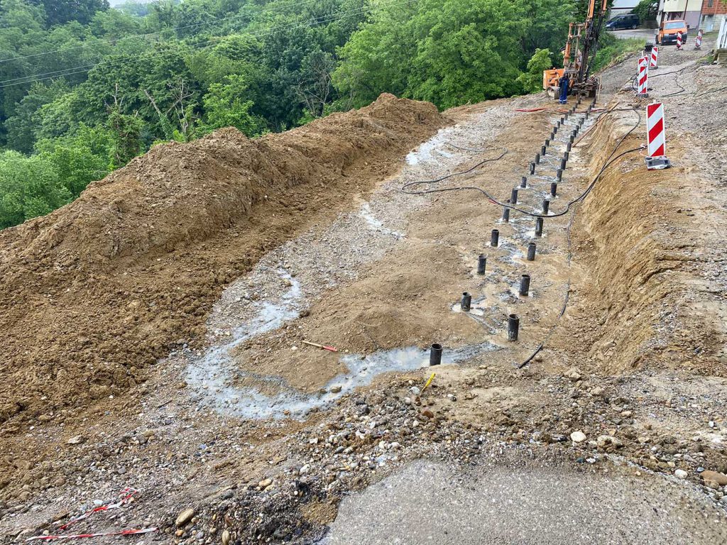 Stručni nadzor klizište, Natkrižovljan